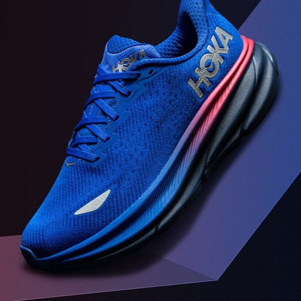Hoka One One Clifton 9 GTX Running Shoes Dazzling Blue/Evening Sky Size 8B